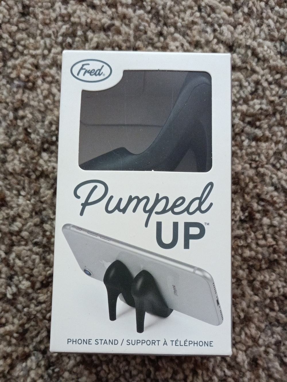 Fred Black Pumped Up High Heel Phone Stand